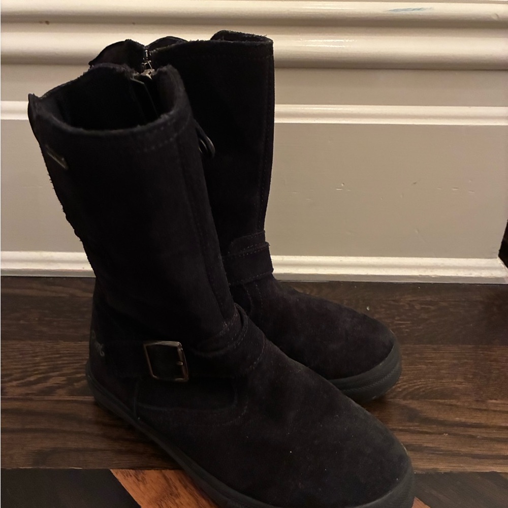 Kids Black Boots
